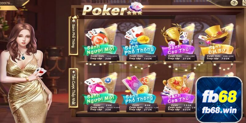 Tìm hiểu đôi nét về trò chơi Poker Fb68 cực hot